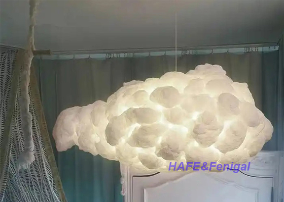 Creative Led Floating Clouds Chandeliers Hanging Lamps White Nordic Lamp Modern