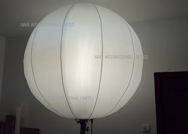 400W Inflatable LED White Sphere Event Lighting Balloon Customized For Sale