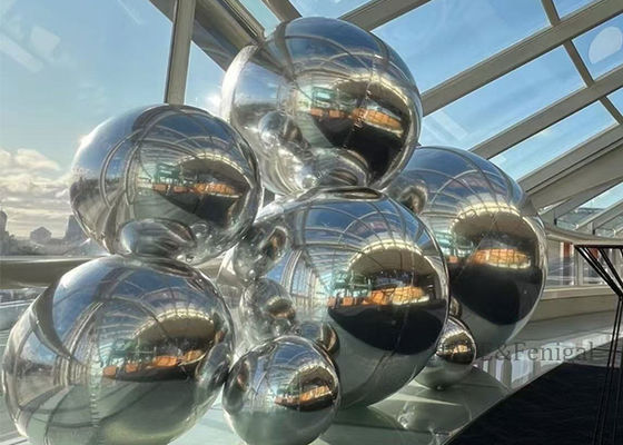 Inflatable Mirror Ball Decorative Disco Balloon 0.6-4m Custom Sizes