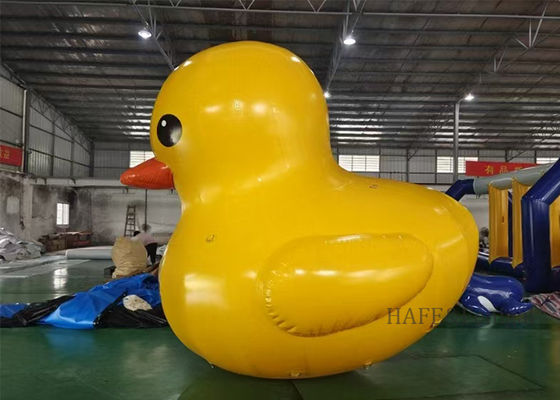 Custom Inflatable Cartoon Yellow Duck, Suitable For Shopping Mall Decoration Or Theme Park