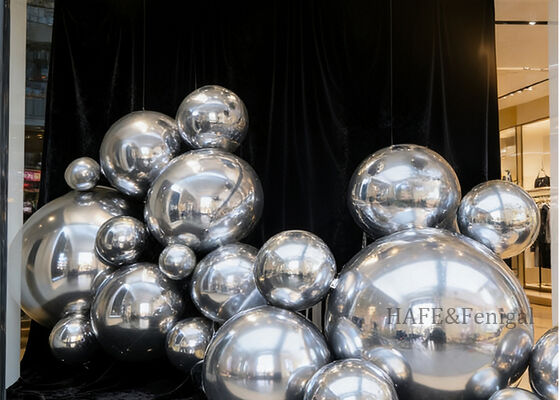 Inflatable PVC Mirror-Finish Sparkling Balls Suitable For Decorating Event Spaces