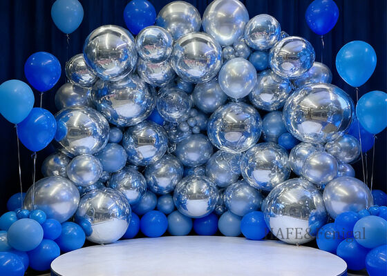 Inflatable Mirror Ball, PVC Sparkly Event Decoration Custom Colors Available