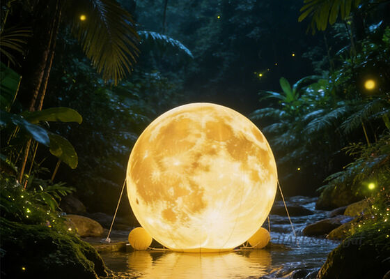 Inflatable Moon Planet Light LED Event Festive Atmosphere Decoration