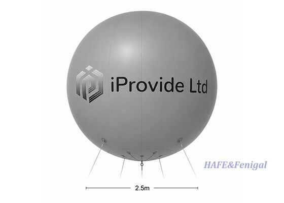 Custom 2.5m Diameter PVC Tarpaulin Inflatable Advertising Balloon with Sealed Cold-Air Inflation for Event Branding
