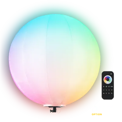 400W Dimmable White LED Balloon Light for Holiday Event Decoration and Inflatable Balloon Light Displays