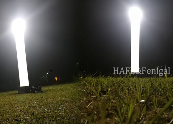 Columnus Inflatable Light Tower with 1100W Maximum Power, IP44 Rated for Outdoor Use and Tool-free Setup