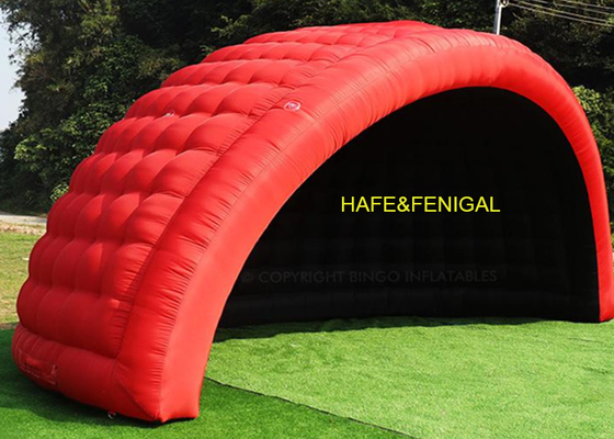 6m X 4m X 3.5m หอเต็นท์หลุมแดงแบบอัดลม สําหรับการจัดงานนิทรรศการ การเปิดตัวสินค้า หรือพื้นที่ VIP
