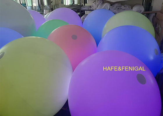 4ft Tap-To-Change-Color LED RGB Interactive Balloon Light For Throwing At Auditoriums