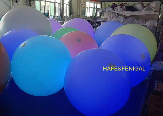 4ft Tap-To-Change-Color LED RGB Interactive Balloon Light For Throwing At Auditoriums