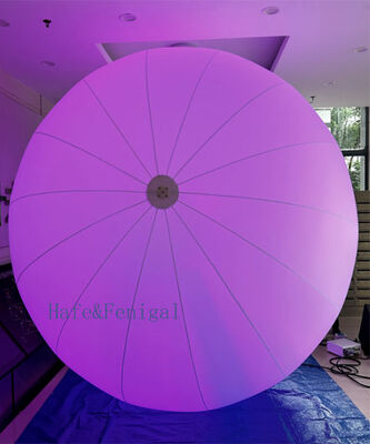 Custom Light-Up Inflatable Sphere with LED Lighting and Flexible Mounting Options