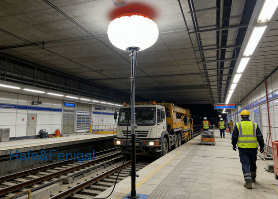 ไฟบอลลูนส่องสว่างเพื่อความปลอดภัยและกู้ภัย 1000W – ระบบขนาด 120x65 ซม. ความเข้มสูง สำหรับการทหาร, งานอีเวนต์ขนาดใหญ่ และโครงสร้างพื้นฐานที่สำคัญ