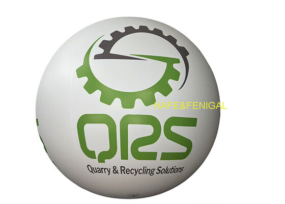 ลูกบอลโฆษณาพองลม PVC พิมพ์ลายสั่งทำขนาด 5 เมตร (16 ฟุต) โซลูชันการสร้างแบรนด์ทรงกลม