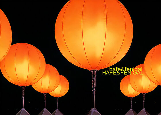 Portable 400W LED Lighting Balloon with DMX Control and Custom Logo for Outdoor Events