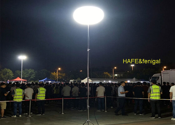 แสงแสงลูกโป่ง Sun LED1200DAP: 1200W ผลิตสูง, 180,000 ลูเมน, การควบคุม DMX สําหรับการช่วยเหลือฉุกเฉิน
