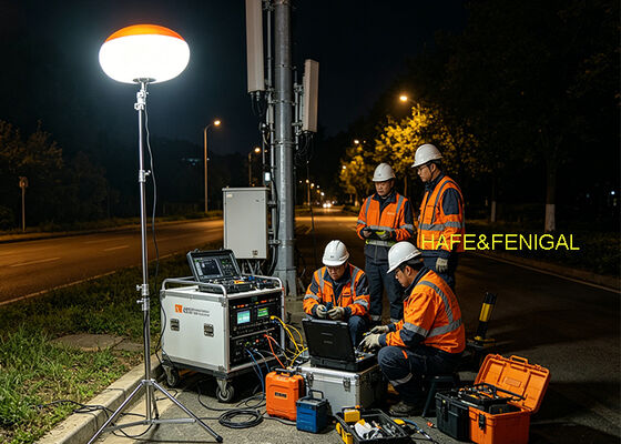 SUN LED80SP แสงบอลลูน LED พกพาที่มีแสงสว่าง LED 80W ที่ไม่มีแสงสว่างและความเหมาะสมของพลังงาน AC / DC สําหรับงานเคลื่อนย้าย