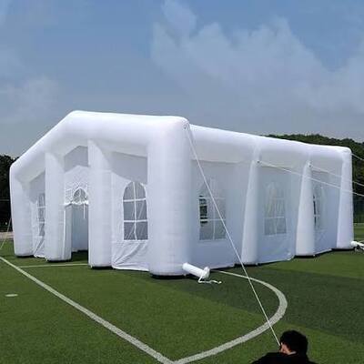 ห้องพักพัดลมแบบ Air Tent ที่ทนทาน กันน้ํา ที่พกพา เหมาะสําหรับงานกลางแจ้ง งานเทศกาลแคมป์ และฉุกเฉิน