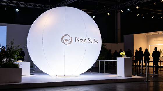 ไฟบอลลูน LED ซีรีส์ Pearl พร้อมแสงไม่แยงตา 60,000 ลูเมน และรองรับแบตเตอรี่ DC