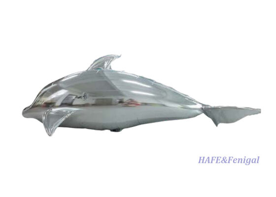 เรือเหาะฮีเลียมโลมาบังคับระยะไกลพร้อมระบบควบคุมการบินแบบ Gyro-Stabilized และฟิล์มอลูมิเนียม PP + PA น้ำหนักเบา