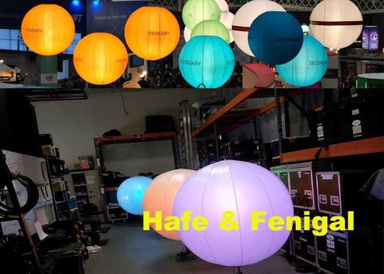 120v 220v Advertising Inflatable Lighting Balloon For Exhibition
